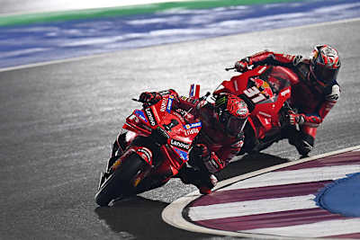 Pecco Bagnaia: Mit Pedro Acosta einen schnellen Lerner im Rücken.