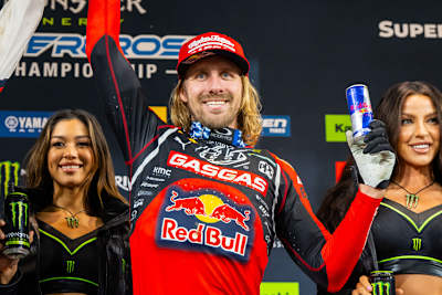 Justin Barcia stand in San Diego auf dem Podium