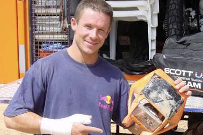 Felix Baumgartner fuhr selbst auch Motocross und Enduro