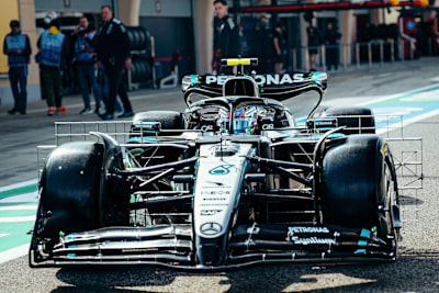 Kimi Antonelli an der Arbeit in Bahrain