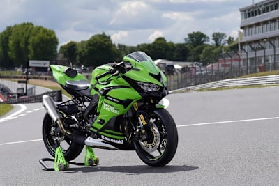Die Kawasaki ZX-4RR fährt im Rahmenprogramm der Superbike-WM