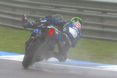 Remy Gardner blieb auf seiner Yamaha R1 sitzen