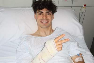 Konnte schnell wieder lachen: Fermin Aldeguer