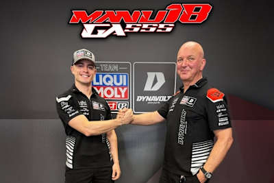 Manuel Gonzalez mit Intact-GP-Teamchef Jürgen Lingg