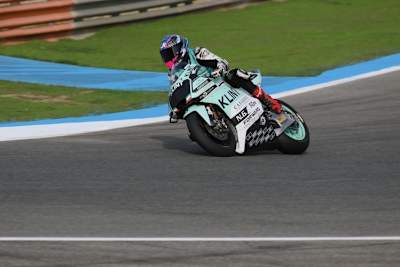 Simone Corsi als Testfahrer für Forward in Jerez