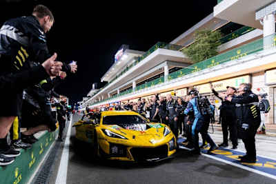 Gewann in Katar die LMGT3: Die Corvette Z06 LMGT3.R