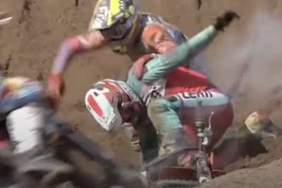 Zwischen Nico Greutmann und Dave Kooiker kam es am Ende des dritten Laufs zur Kollision