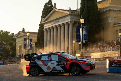 Hyundai vor dem ersten WM-Sieg der Saison? Ott Tänak führt die Akropolis-Rallye am Freitag an