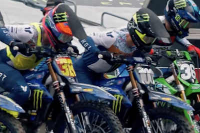 Haiden Deegan (#38) und Cole Davies (#100)