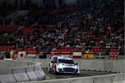 Ford-Pilot Adrien Fourmaux gewinnt das erste Stadium-Superspecial beim Japan-Auftakt