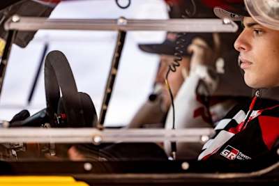 Die Toyota-Piloten Seth Quintero und Dennis Zenz: Nachträglich Sieger der ersten Etappe