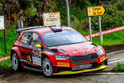 Gelungenes Rallye-EM-Debut: Jos Verstappen lies bei der Rallye Sierra Morena aufhorchen.