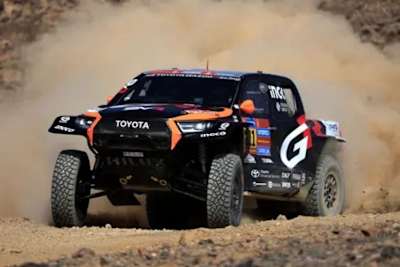 Erster WM-Sieg und dies auf heimischen Terrain: Die Toyota-Piloten Lategan/Cummings gewinnen Südafrika-Safari Rallye