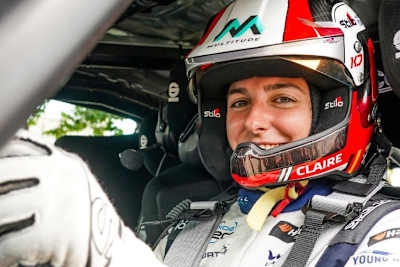 Gut vorbereitet für die Rallye Finnland: Claire Schönborn