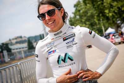 Gutes Lachen mit Berechtigung: Claire Schönborn fuhr eine gute Rallye Finnland