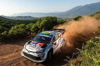 Toyota-Pilot Elfyn Evans führt die Rallye-WM vor dem zehnten WM-Lauf an