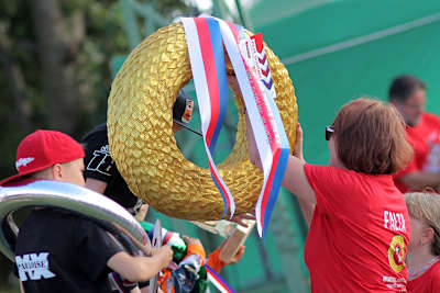 Der legendäre Siegerkranz von Kostelec