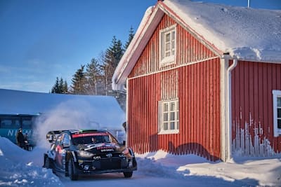 Elfyn Evans in Lappland