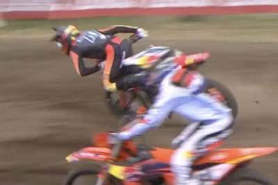 Ruben Fernandez flog im Talkessel heftig ab