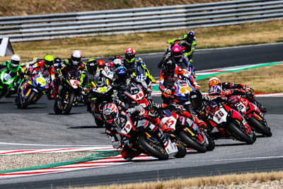 Viel zu tun in der IDM Supersport