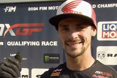 Tim Gajser gewann das MXGP-Qualifikationsrennen in Kegums