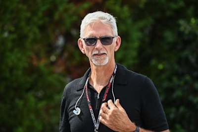 Damon Hill wurde 1996 Weltmeister, war danach als Experte für Sky an der Strecke