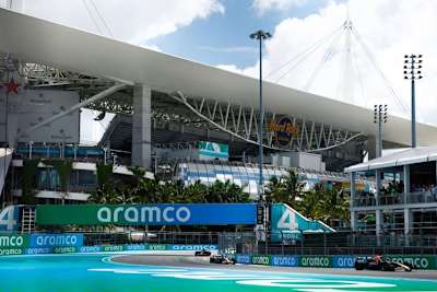 Die GP-Strecke in Miami führt um das Hard-Rock-Stadium herum