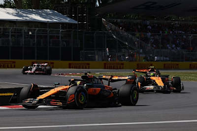 Oscar Piastri und Lando Norris in Kanada: Lange ging es gut, dann crashten sie