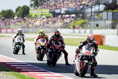 Taka Nakagami führt die Honda-Meute in Barcelona an