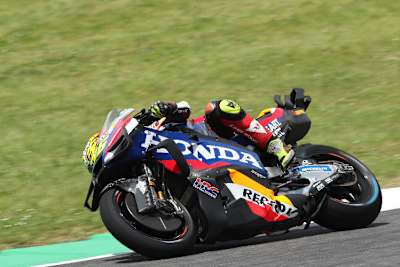 Noch ist auf der Honda von Joan Mir das Repsol-Sponsoring zu sehen