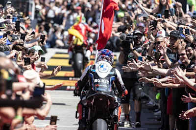 Das Fahrerlager in Misano ist immer überfüllt