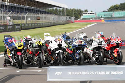 Die MotoGP-Bikes treten in Silverstone in einem speziellen Design an
