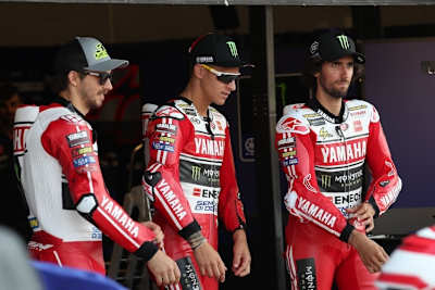 Alex Rins (re.) musste die Rennen in Silverstone auslassen