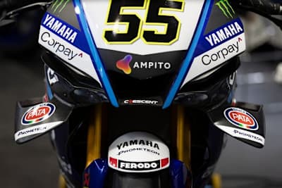 Die Yamaha-Verkleidung trägt ab Cremona Wings