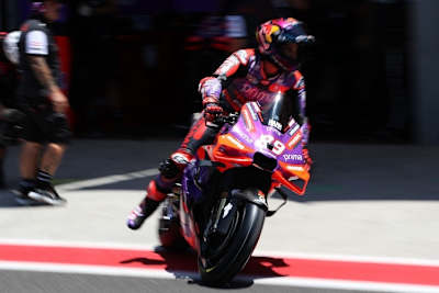 Jorge Martin führte das Warm-up in Mandalika an