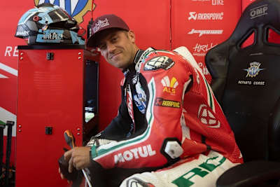 Marcel Schrötter kann sich auch über Platz 6 ein wenig freuen