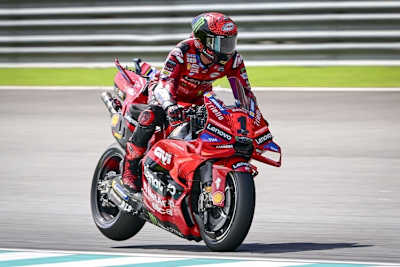 Erster und Erster: Pecco Bagnaia mit Bestzeiten am Freitag in Sepang