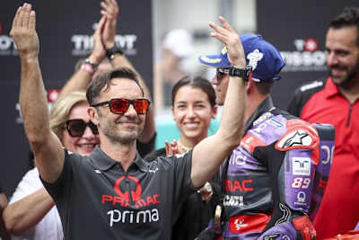 Glücklich und extrem unter Strom: Pramac-Teammanager Gino Borsoi