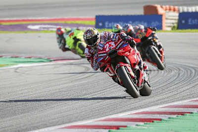 Für Enea Bastianini reichte es im Barcelona-GP nur für Rang 7