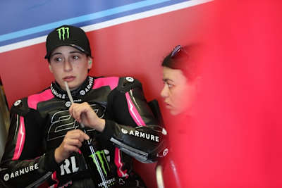 Ana Carrasco war in den beiden Rennen zur Zuschauerin