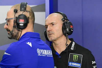 Teammanager Meregalli (re.) neben Cheftechniker Bartolini