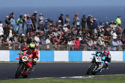 Alvaro Bautista und Scott Redding