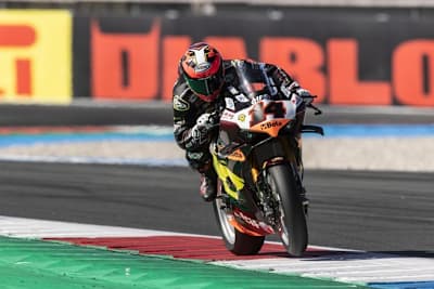 Sam Lowes hatte im ersten Assen-Lauf einfach nur Pech
