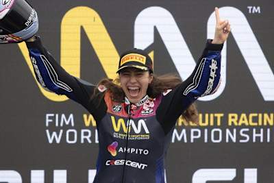 Niemand freut sich so ausgelassen wie Beatriz Neila