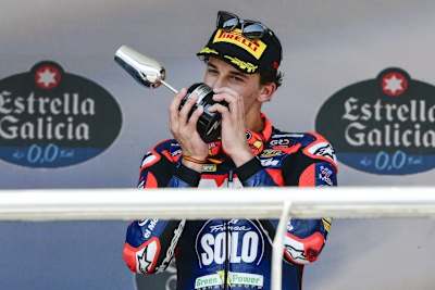 Dritter Podestplatz im fünften Rennen für Angel Piqueras