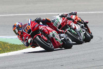 Luca Marini setzte sich im Duell der Honda-Fahrer gegen Johann Zarco durch