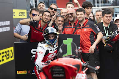 Raffaele De Rosa war in Lauf 1 gleichzeitig bester Fahrer der WorldSSP-Challenge