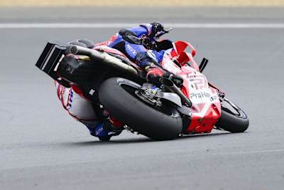 Traktions- und Schwingungstest: Taka Nakagami beschäftigt sich in Le Mans mit der neuen Karbonschwinge