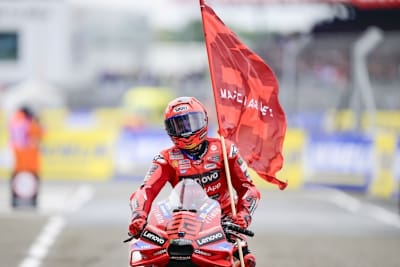 Marc Marquez: Der Sieger des Le Mans-Sprints musste sich beim GP-Rennen Honda-Pilot Zarco geschlagen gegeben