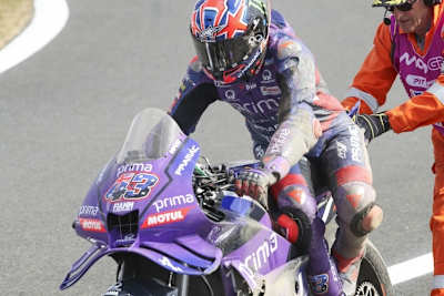 Auch ein Crash im Zeittraining ließ Jack Miller kalt